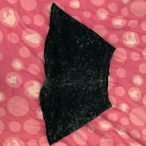 Dark Wash Denim Skirt